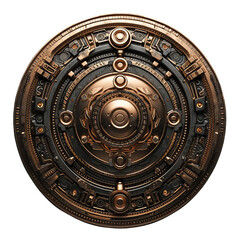 Fototapeta premium Data Protection Themed Coin Design on Transparent Background