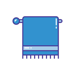 Towel vector icon