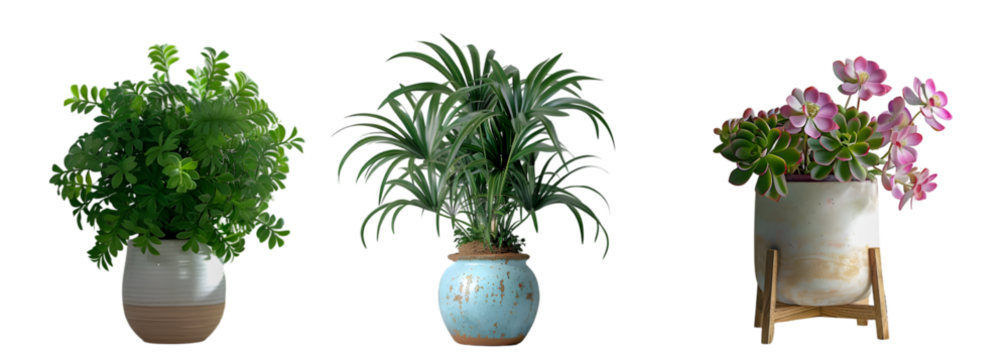 Potted plant isolated on transparent background
 - Powered by Adobe