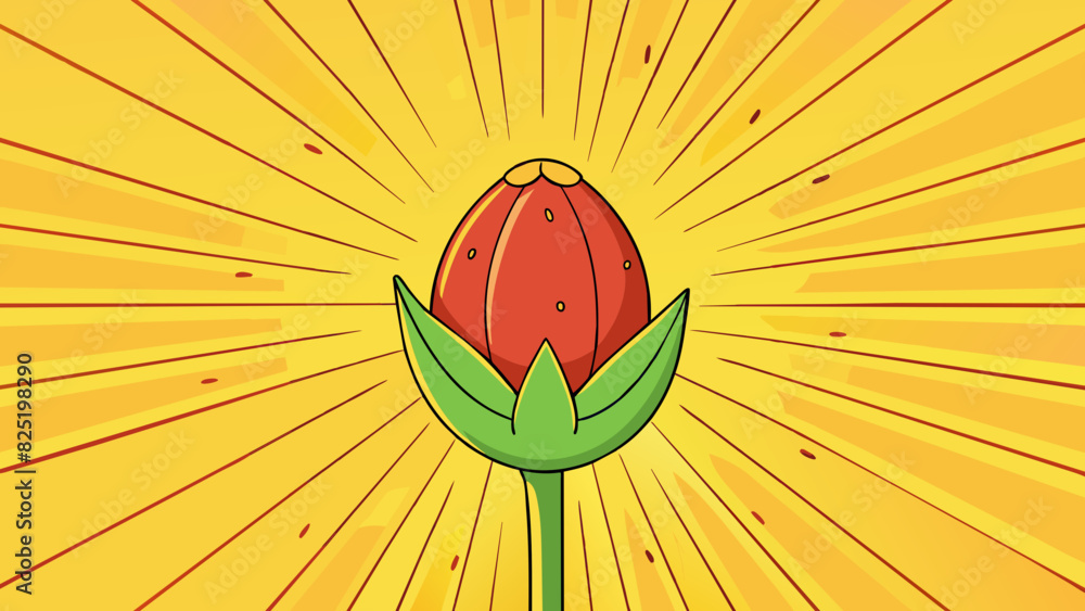 Poster a flower bud tightly closed until the suns warm rays touch it slowly blossoming into a vibrant bloom