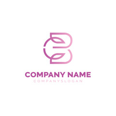 Letter BC logo design, vector logo design 