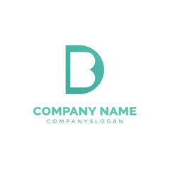 Letter BD logo design, vector logo design 