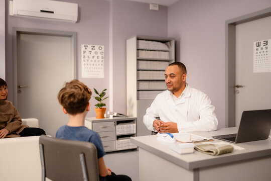 Medical appointment in the pediatrician's office