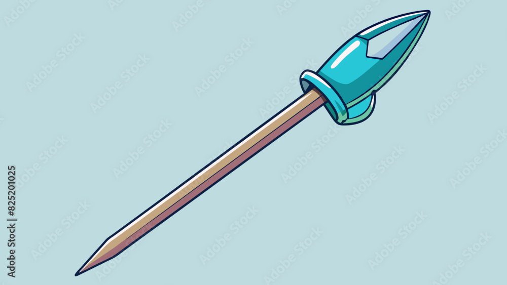 Aufkleber An ice pick with a sharp slender point designed for chipping ice cubes.. Cartoon Vector.