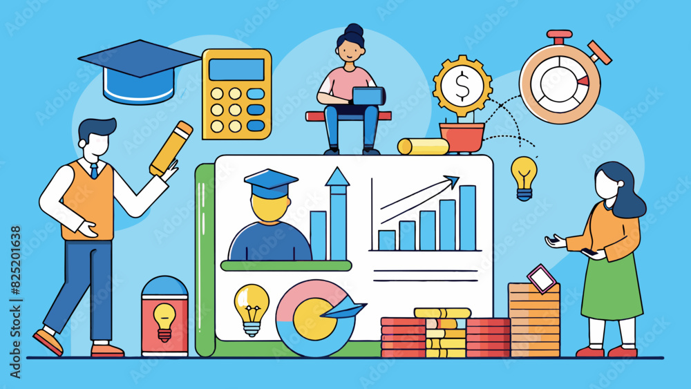 Poster a personal finance course teaches students about managing money creating a budget and making smart i