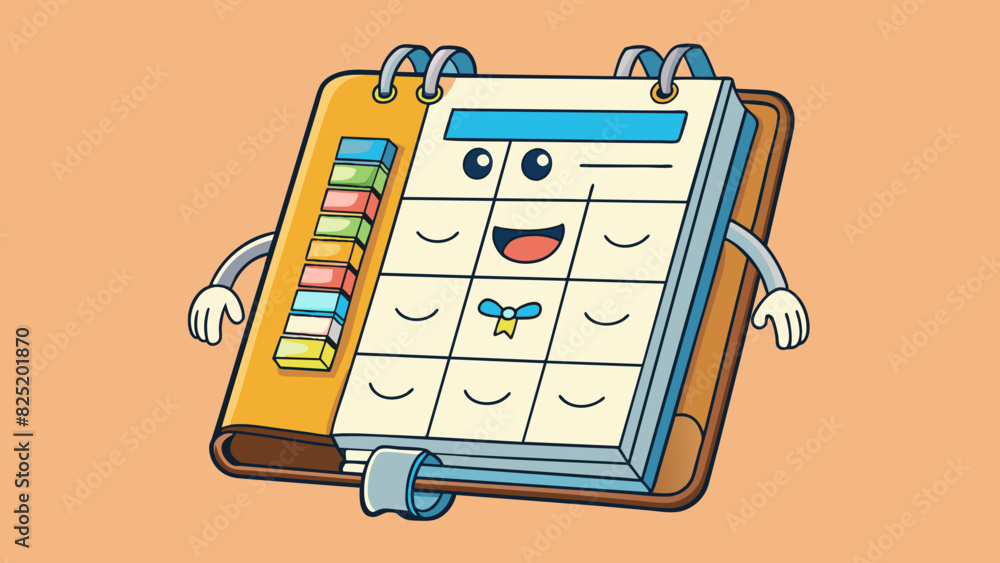Poster A planner is a personal organization tool used to keep track of daily tasks appointments and events. It typically includes a calendar todo lists and. Cartoon Vector.