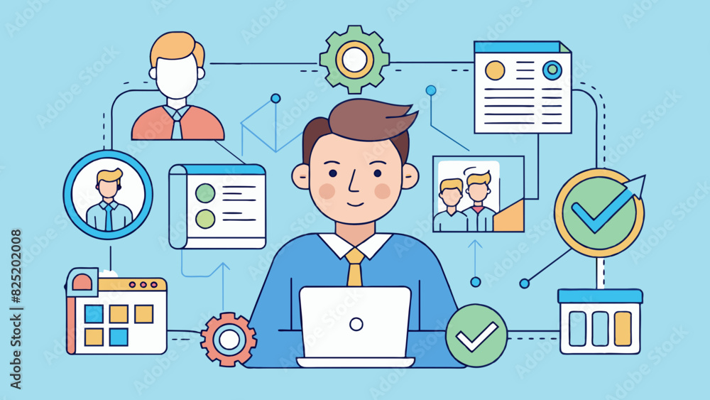 Poster a project managers role is to oversee and coordinate the completion of a project. they possess organ