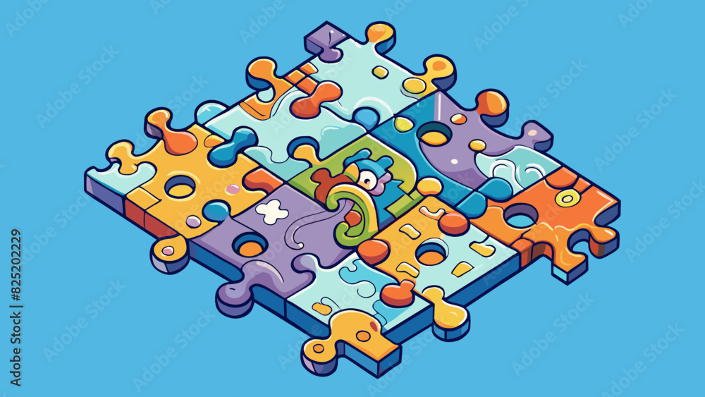 Poster a puzzle with a million pieces each intricately designed and uniquely shaped waiting to be put toget