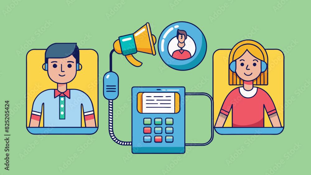 Poster a telephones operate is to connect two people through voice communication. its characteristics inclu