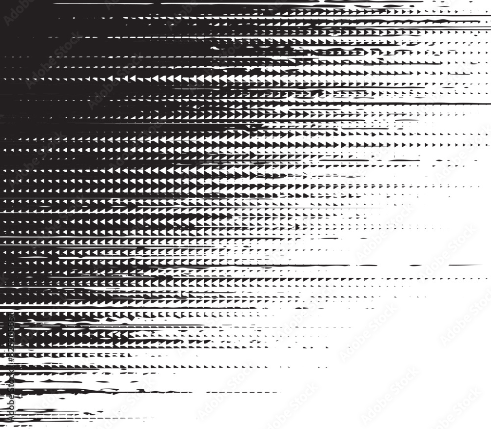 Poster dispersed background. disintegration pixel effect illustration. vector grunge transition elements. d