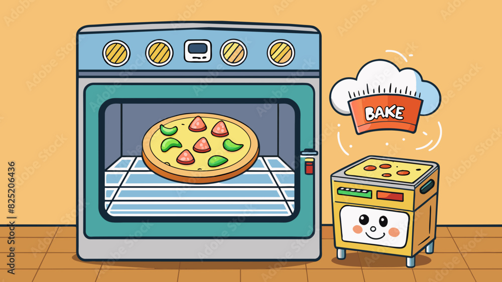 Poster bake the pizza in the oven for the recommended time or until the crust is golden brown and the chees