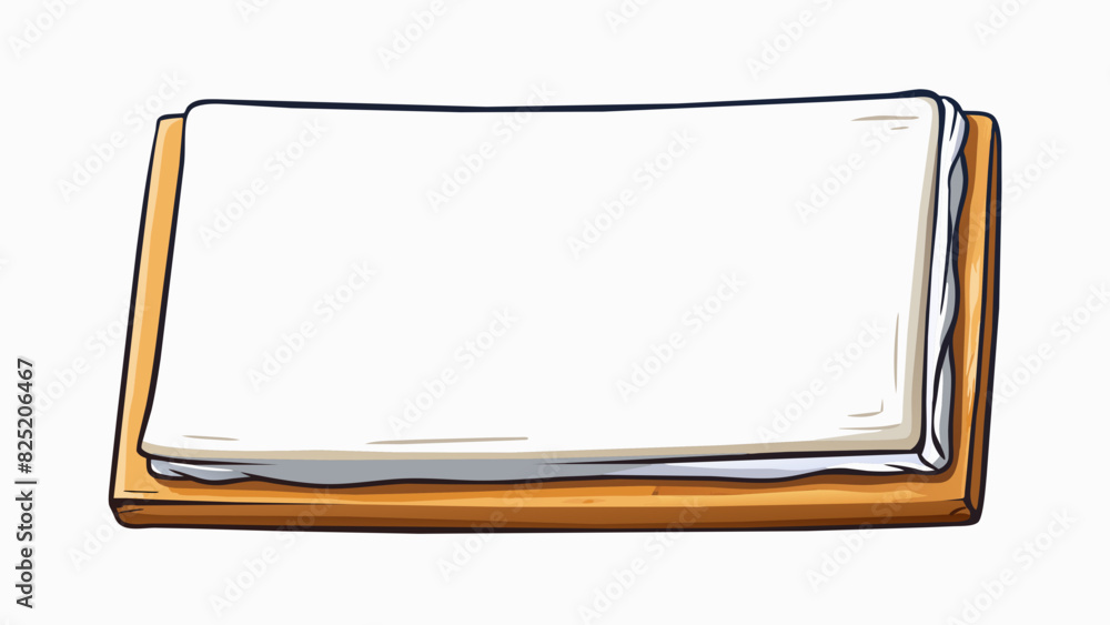 Poster begin is a plain white canvas stretched tightly over a wooden frame. the surface is smooth and unble