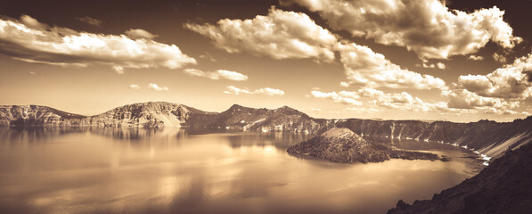 Crater Lake And Wizard Island