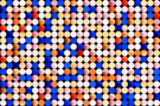Dots / Polka-Dot / Circles / Mosaic / Abstract Background