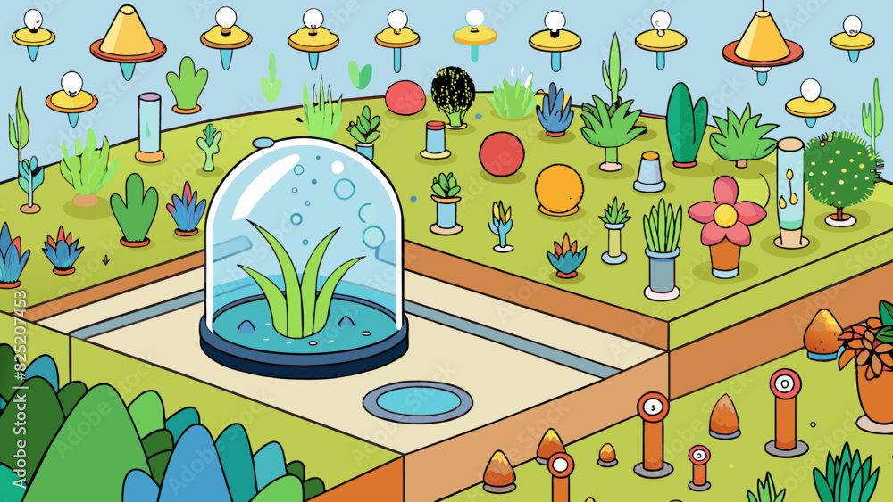 Poster in a study of 500 plants growing in a research field the population can be described as having diffe