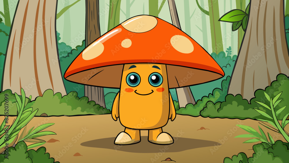 Poster in the forest every now and then youll come across a peculiar mushroom that only grows when the air 