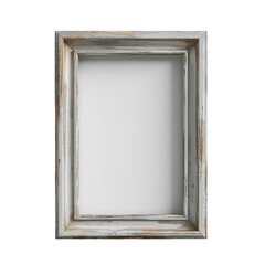 Grey Wood Frame on Wall High Quality Image Transparent Background