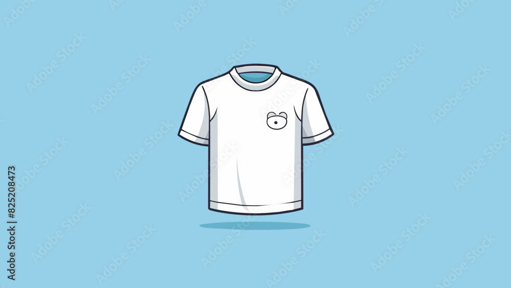 Poster provide a white tshirt this classic tshirt is made of soft cotton material with a crew neck and shor