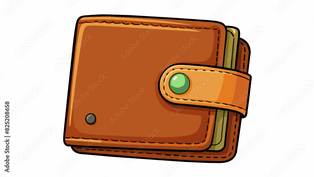 Poster provide a leather wallet this sleek and compact wallet is made of genuine leather with a rich brown 