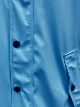 pocket on blue coat