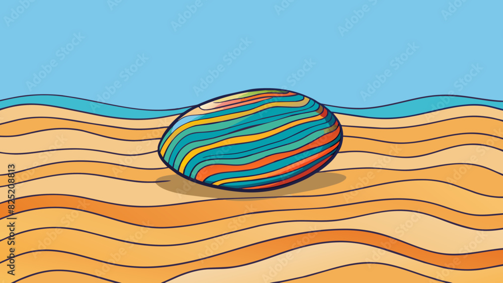 Poster sometimes when youre walking along the beach youll spot a smooth ovalshaped rock thats been worn dow