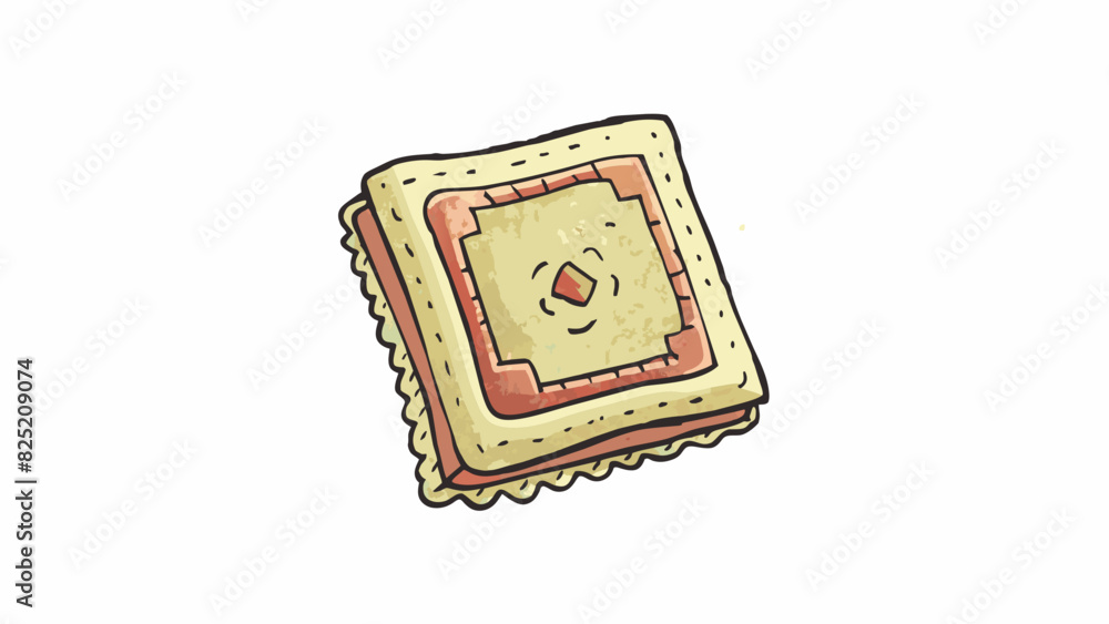 Poster the bill was a square piece of fabric similar to a handkerchief but larger. its edges were frayed an