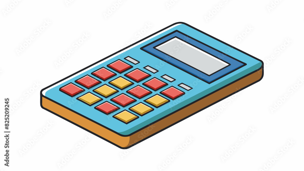 Poster The calculator function is identifiable by its ability to perform basic mathematical operations such as addition subtraction multiplication and. Cartoon Vector.