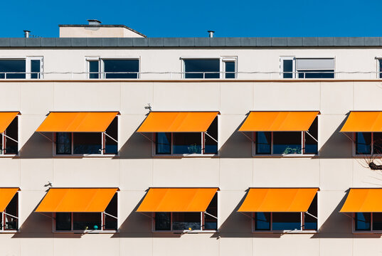 Sunshades On Building