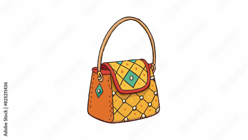 Poster the third deal is a small handbag at a flea market. it is made of woven straw has a long s and featu