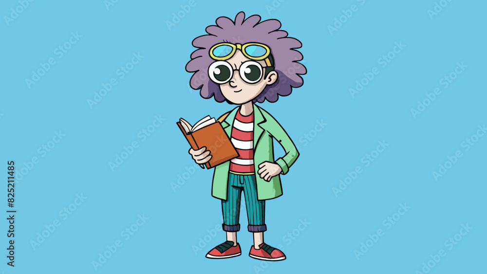 Poster the third person is effortlessly cool with a disheveled yet stylishly messy hair and a constantly ch