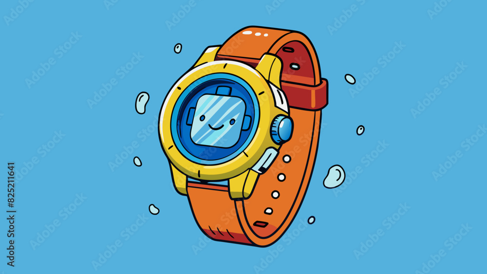 Poster the watch boasted a waterresistant feature allowing the wearer to comfortably wear it while swimming