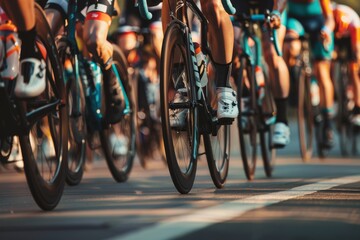 Road Cycling Race Tactics and Team Strategy in Competitive Cycling Event