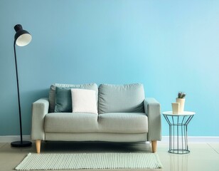 Blue Living Room