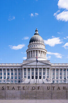 Utah state capitol building in Salt Lake City