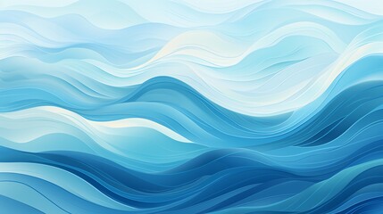Fototapeta premium Abstract blue and white wavy background, perfect for modern design.
