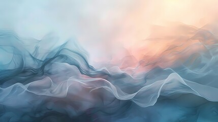 Fluid abstract background blending organic textures and soft gradients, evoking a sense of calm and...