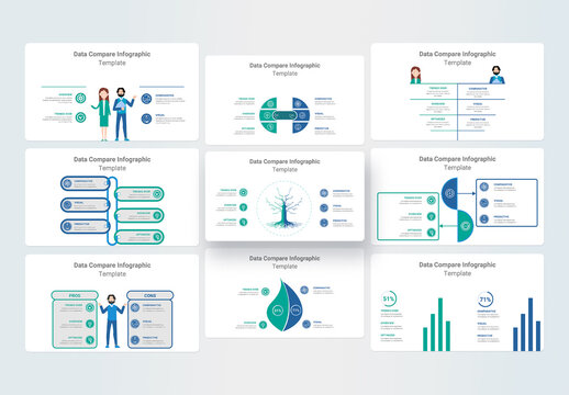 Data Compare Infographic Template
