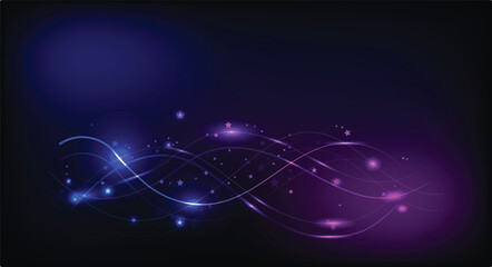 purple abstract wavy light background