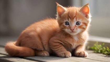 Cute little red kitten photography,Cat Photography