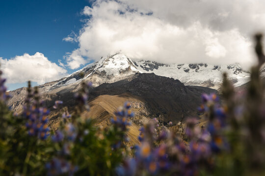 scenic landscape of the andes