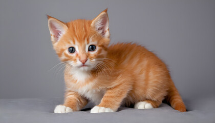 Obraz premium Cute little red kitten photography,Cat Photography