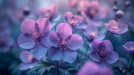 purple close up of a flower