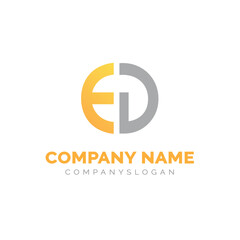 Letter EG logo design, vector logo design 