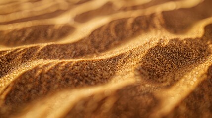 A close-up view of a sand grain, revealing its unique texture and composition.