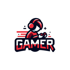 gaming mascot logo design free vector,