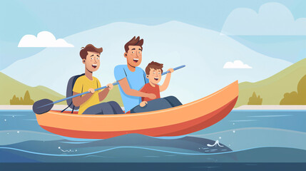 LGBTQ_parents_and_their_child_enjoying_a_family