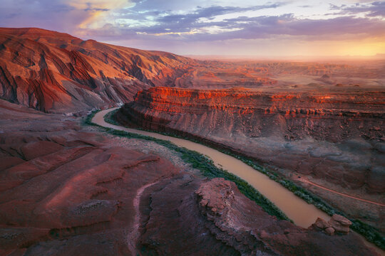 Colorado River tributary in a beatiful mountains