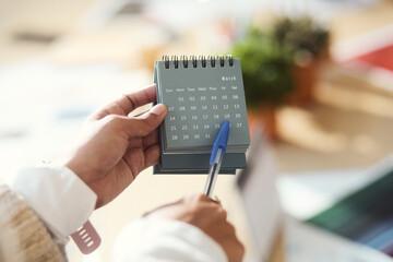  Planning Ahead with Calendar and Pen