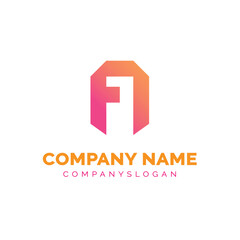 Letter FA logo design, vector logo design 