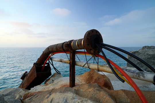 Onshore electricity cable from decommissioned wave power experiment